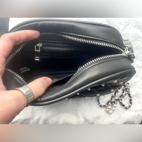 Badgley Mischka Quilted Crossbody, Black - Picture 6 of 8